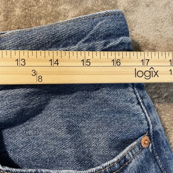 Levi's Jeans Mens 30x30 501 Original Fit Blue Button Fly 100% Cotton Denim Pants - Picture 10 of 10